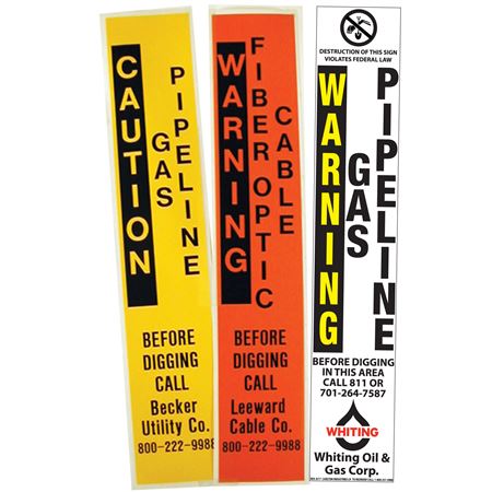 Custom Decals for Marking System-Non Reflective